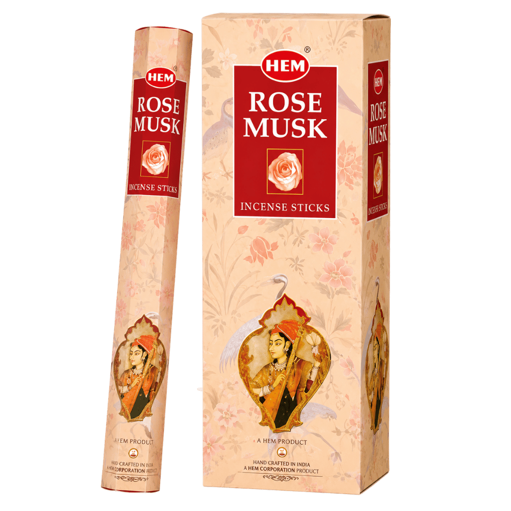 HEM Rose Musk Incense 20 sticks buy online USA - 1